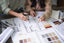 Architect Planning Out a Wine Cellar in a Home