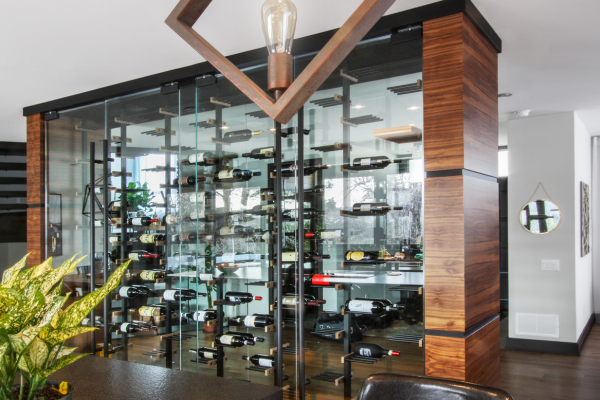 Floating Bottle Displays