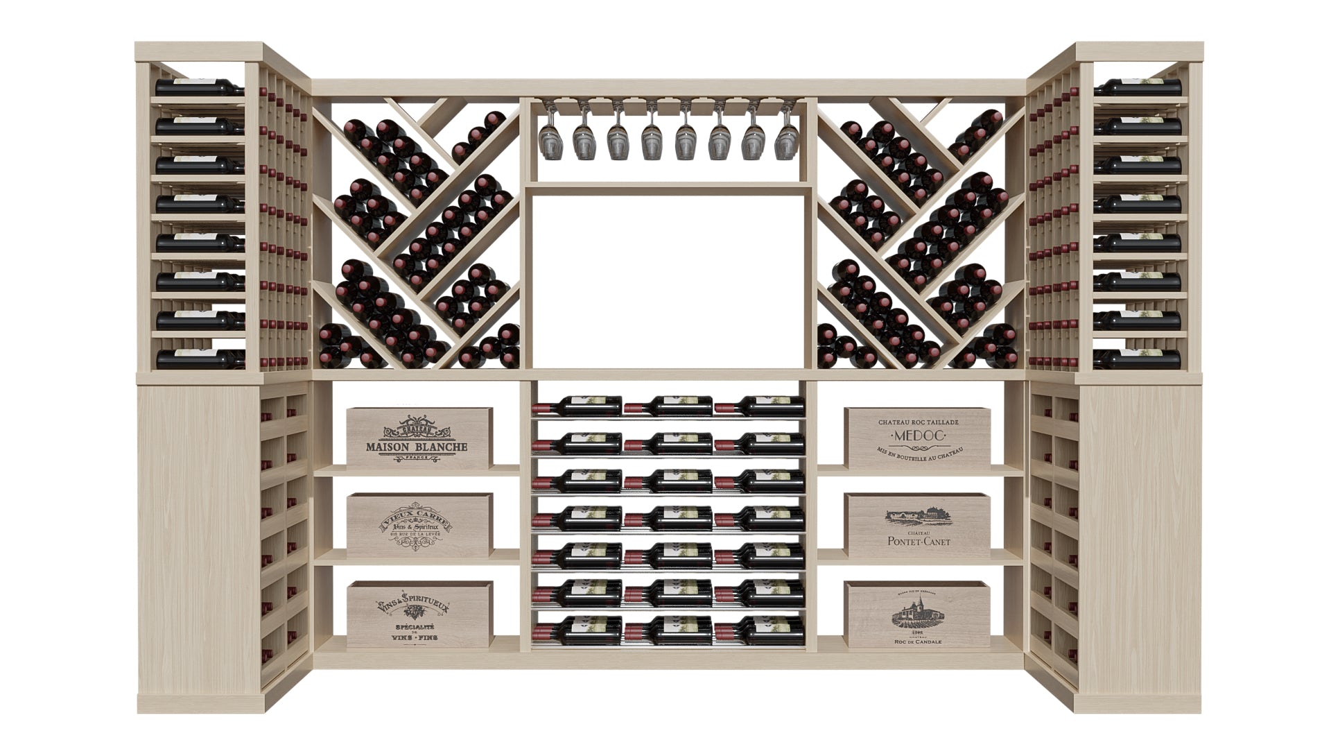 The Label Vista in White Oak with WineSafe Satin Sealant
