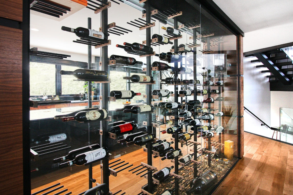 Millesime glass wine cellar collections