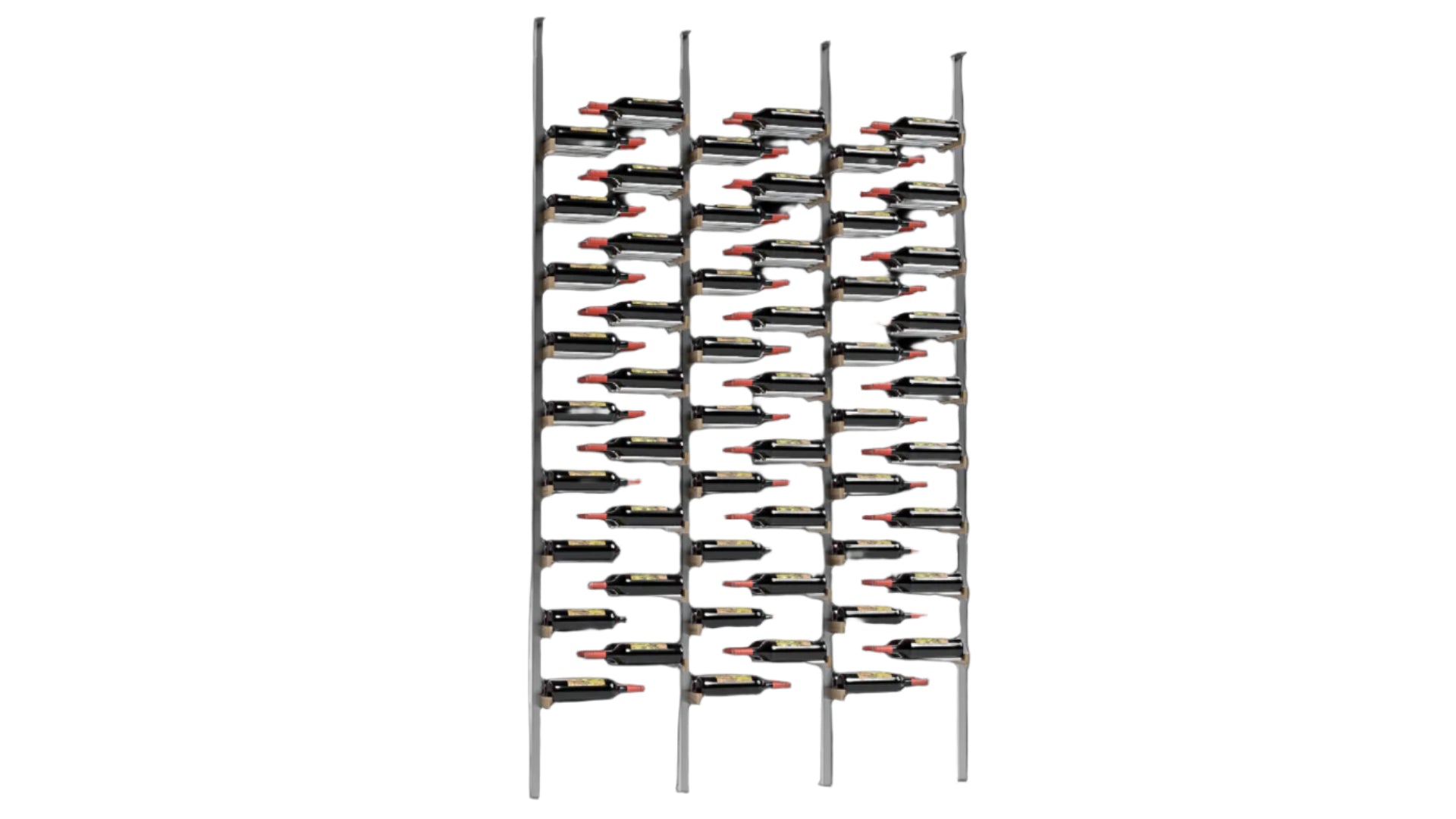 Millesime floating wine bottle shelves