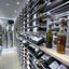 Wine cellar cooling unit for large wine cellars with hundreds of bottles