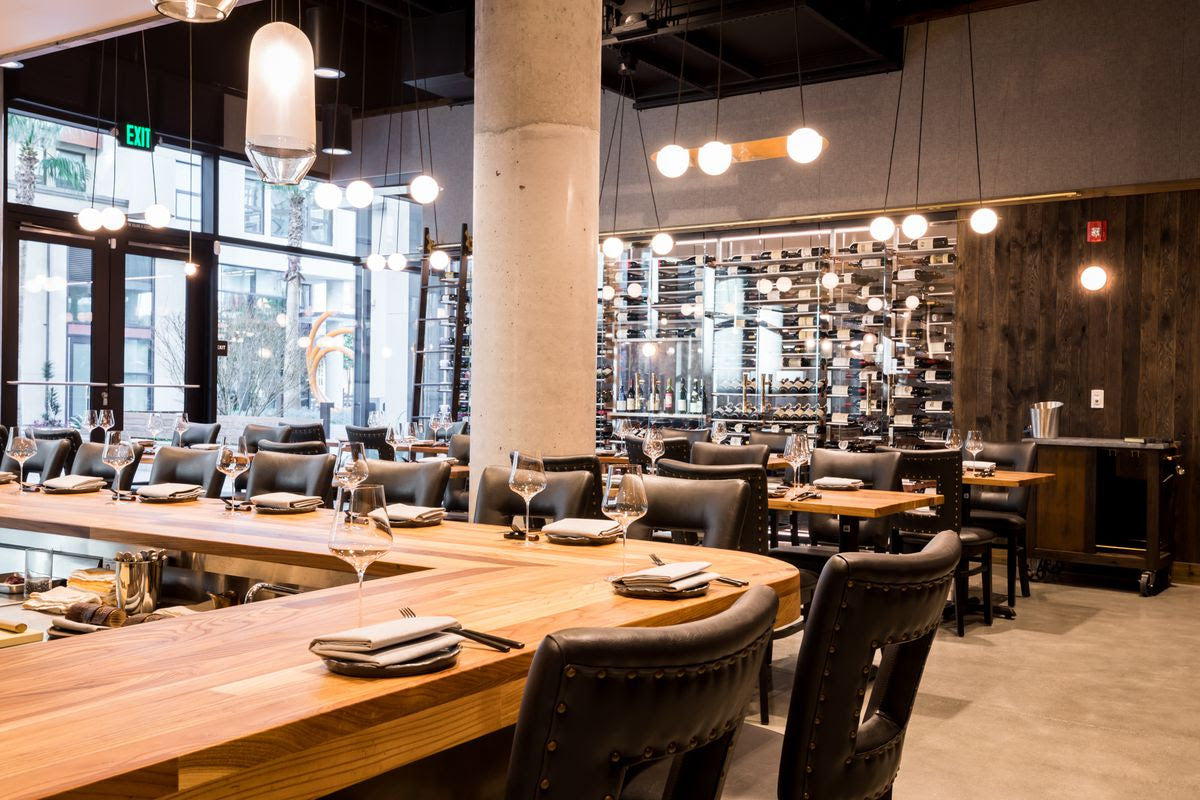 Commercial wine displays for restaurants