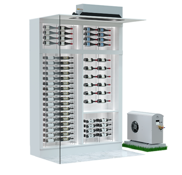 Ductless split wine cellar cooling system from Millesime