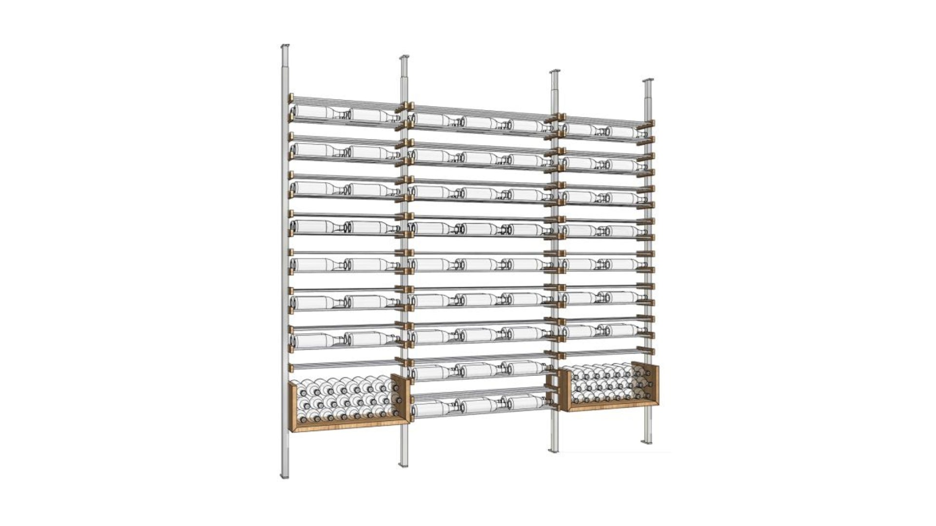 Millesime U Shelf wine storage shelving