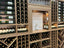 Light Wood Wine Rack Cabinet and Bases