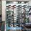 Metal Wine Cellar Design in a Modern Residential Home