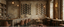 Rustic Wine Bar with Wall Mounted Metal Wine Displays