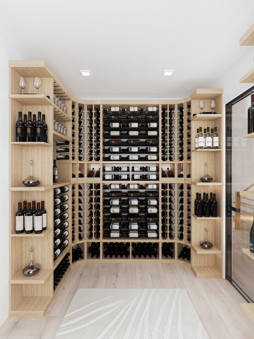 Residential Wine Cellars - Custom Home Wine Displays – Millesime Modern ...