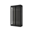 The Wine Square IsoCase Double Door Glass Wine Cellar Enclosure – 3 Glazed Sides with Cooling System