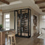 The Wine Square IsoCase Double Door Glass Wine Cellar Enclosure – 3 Glazed Sides with Cooling System