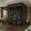 The Wine Square IsoCase Triple Door Glass Wine Cellar Enclosure – 3 Glazed Sides with Cooling System