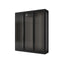 The Wine Square IsoCase Triple Door Glass Wine Cellar Enclosure – 2 Glazed Sides with Cooling System
