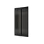 The Wine Square IsoCase Double Door Glass Wine Cellar Enclosure – 1 Glazed Side with Cooling System