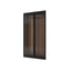 The Wine Square IsoCase Double Door Glass Wine Cellar Enclosure – 1 Glazed Side with Cooling System