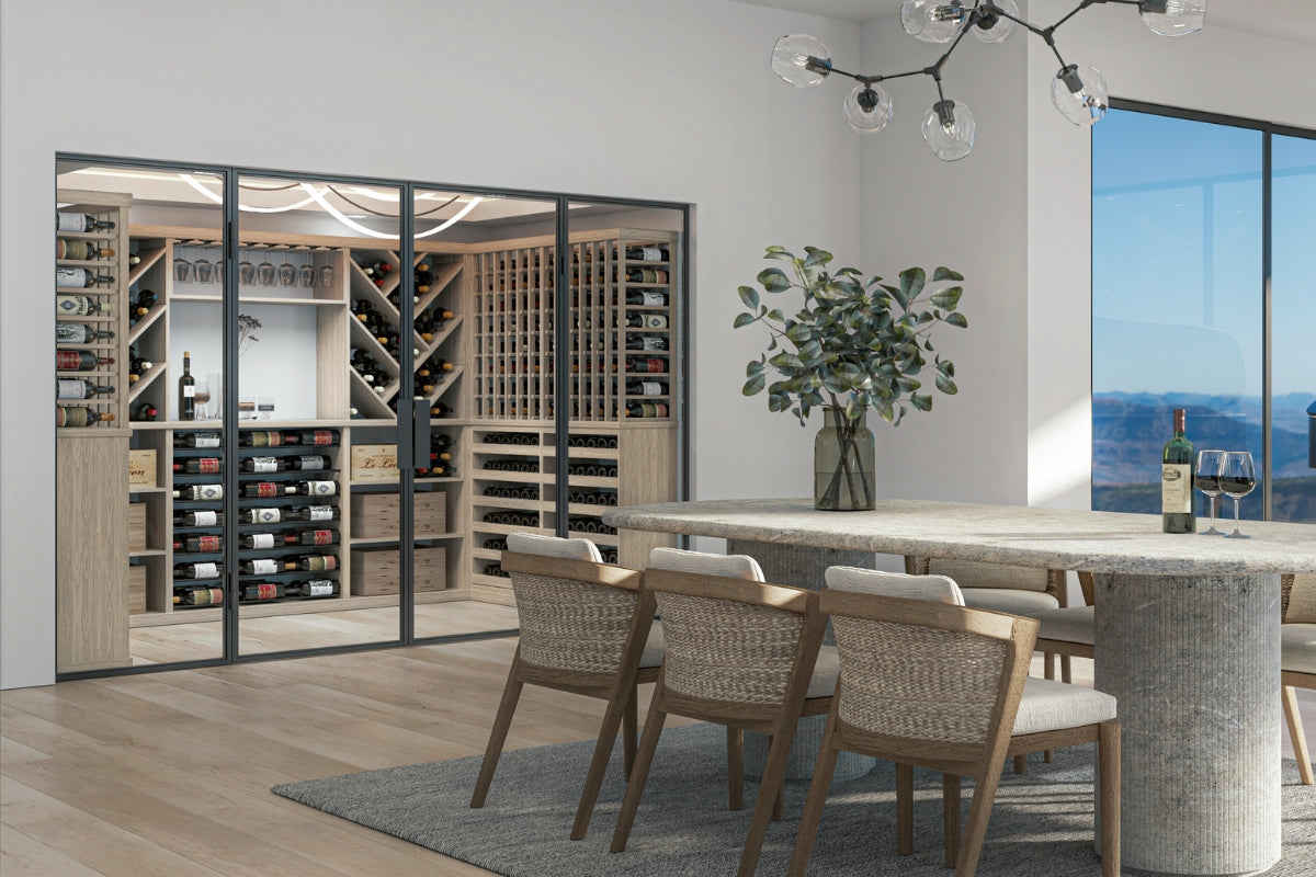 Residential Wine Cellars - Custom Home Wine Displays – Millesime Modern ...
