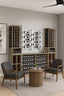 Millesime Wall Collection Floating Bottle Wall-Mounted Wine Rack
