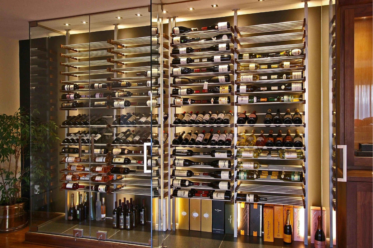 Residential Wine Cellars - Custom Home Wine Displays – Millesime Modern ...