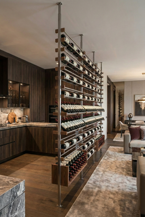 Residential Wine Cellars - Custom Home Wine Displays – Millesime Modern ...