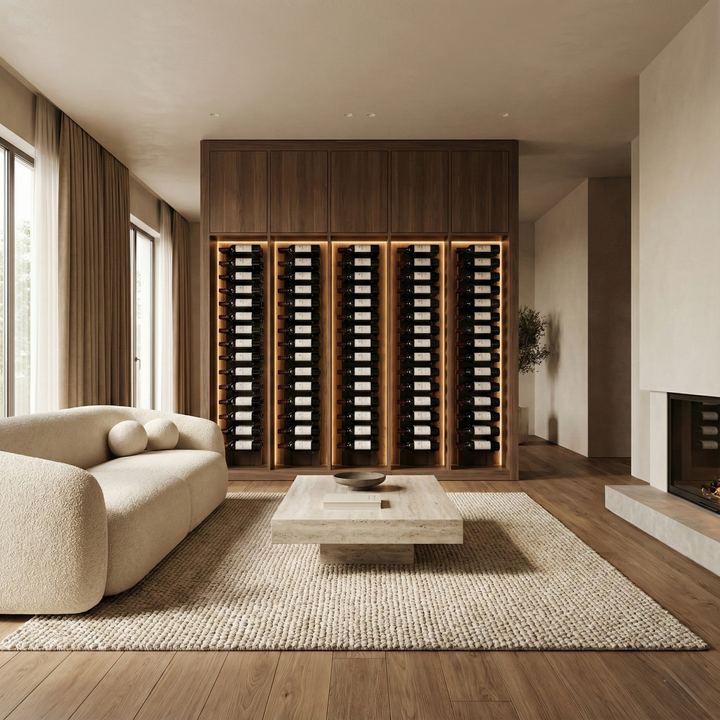 Wine Wall Displays - Millesime Modern Wall Mounted Wine Racks ...